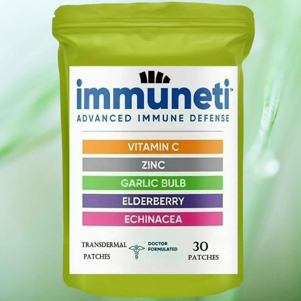 30 Patches Immune Support Transdermal Patches Zinc, Vitamin D3 , Vitamin C And Elderberry - Immune Booster Antioxidant