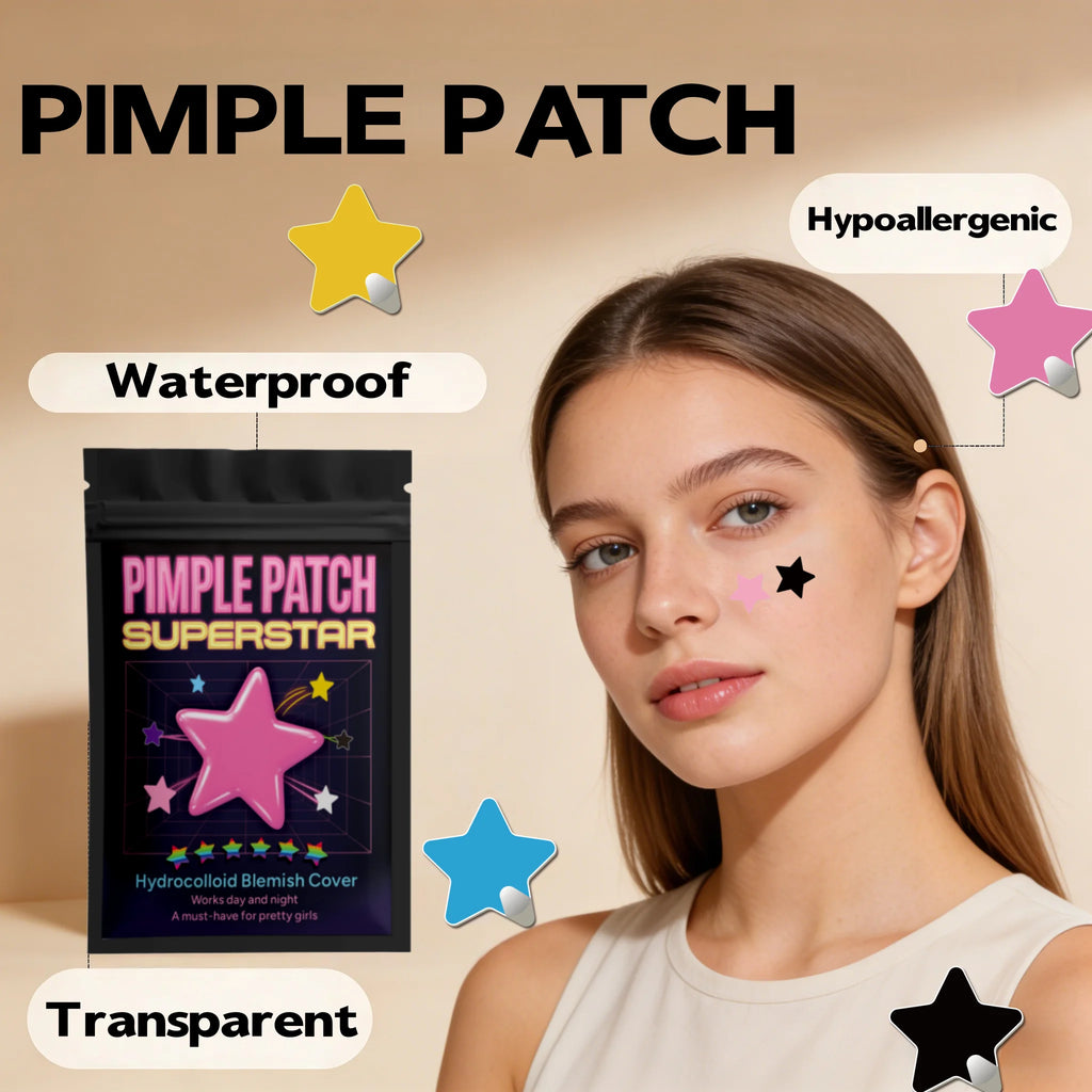 200/320/400pcs - Acne Patch, Suitable for Both Men and Women, Adult Black Star Pattern - Suitable for all skin types, acne clean