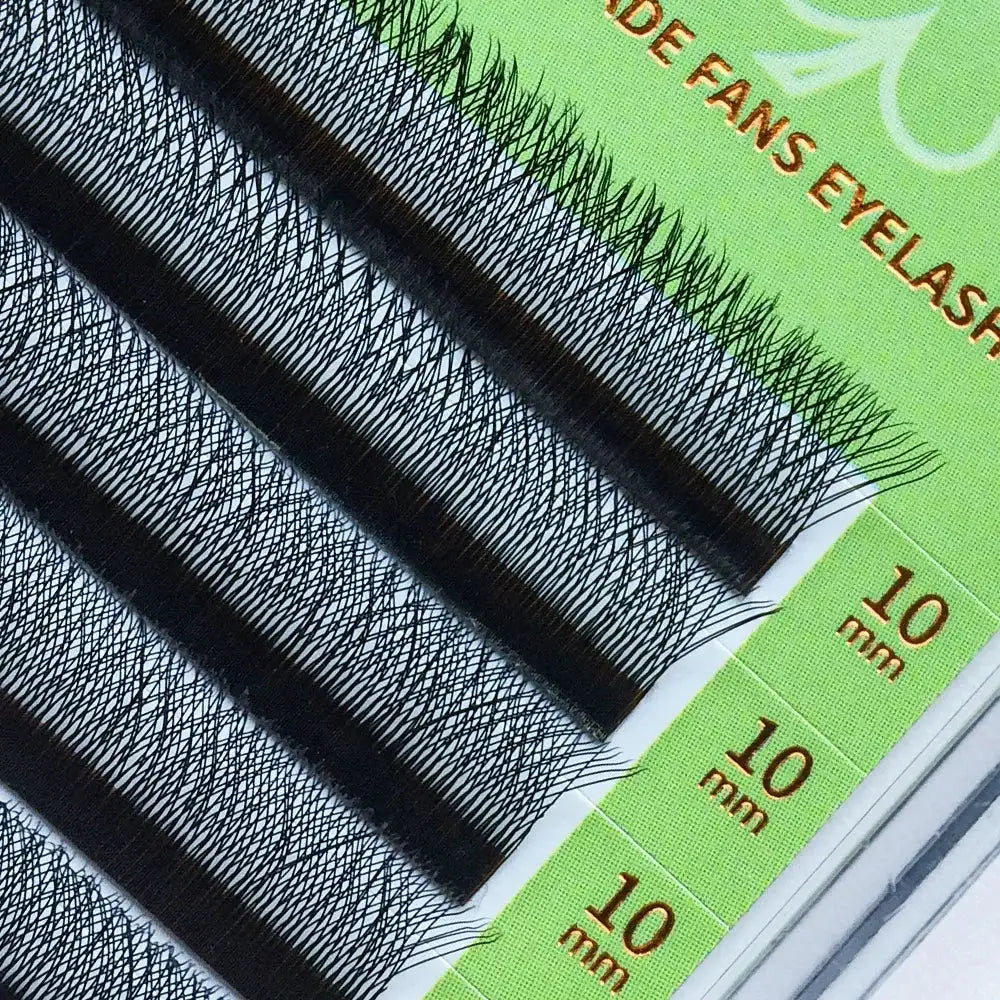 GLAMLASH L/LU/M W Shape Eyelash Extension 3D Premade Volume Fan Lashes W Style YY Lashes Faux Mink Volume Lashes Natural