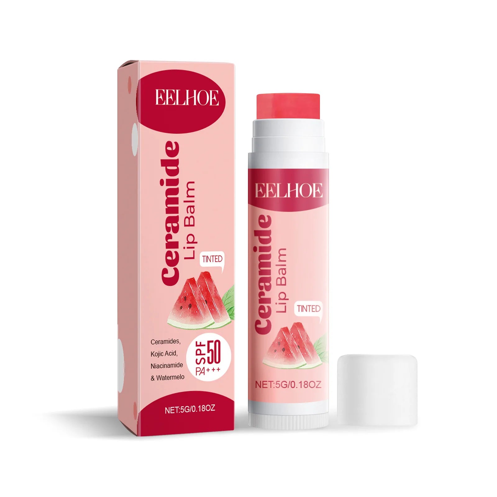 Watermelon Lip Balm for Dark Lips – Moisturizing Tinted Treatment (15g) Lip Care 5g boxed Tidesmit