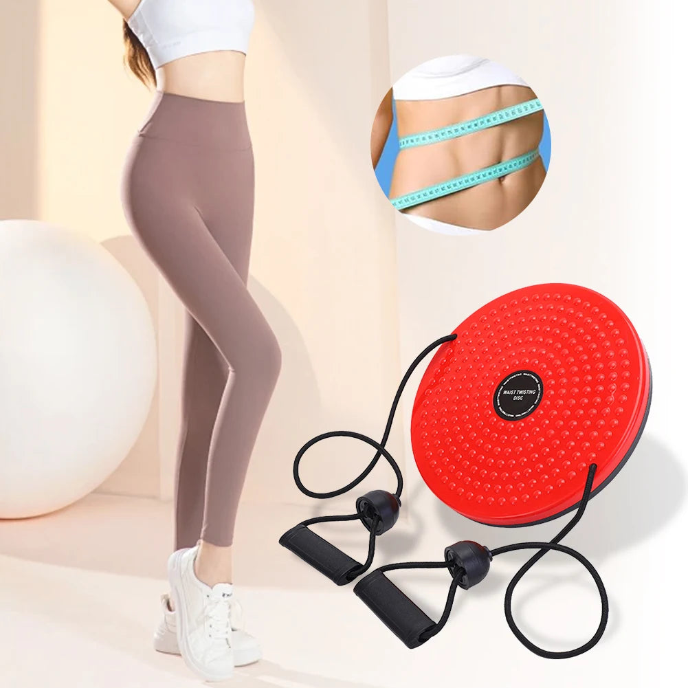 Ab Twist Board with Foot Massage Disc for Core Toning and Slimming Body Shaping Massage Equipment Tidesmit