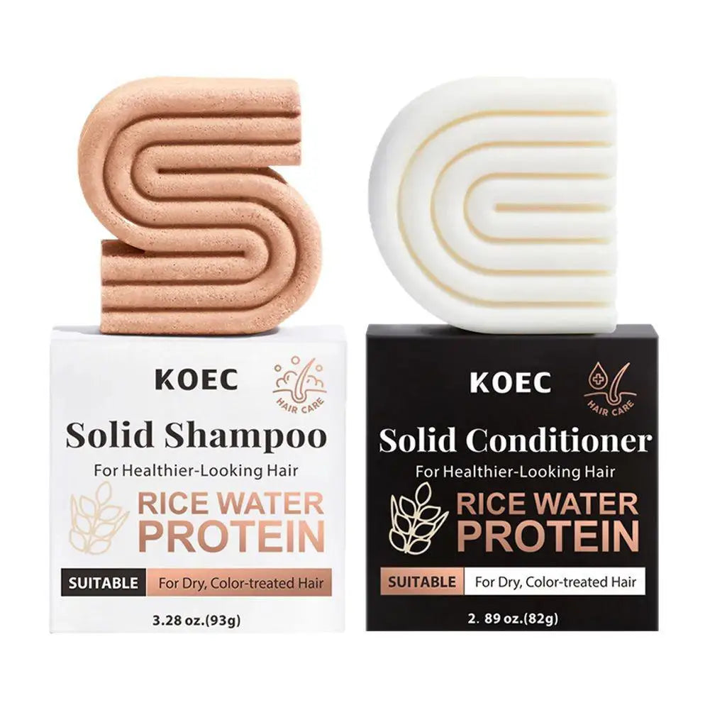 Rice Shampoo Soap Bar Conditioner Natural Organic Rice Solid Shampoo Bar Strengthen Hair Roots Damaged Hair Treatment Hair Care
