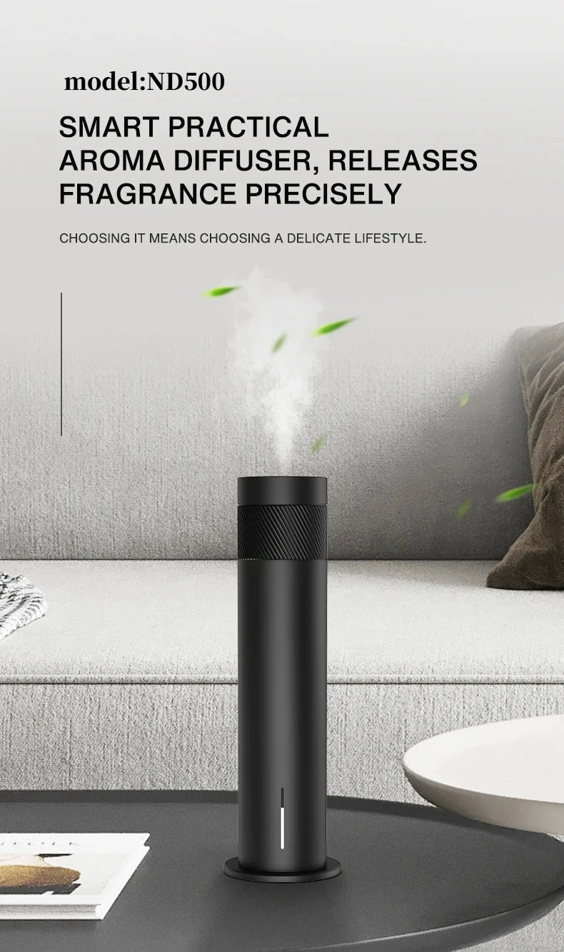 Home Waterless Essential Oil Diffuser Smart Aroma Scent Diffuser APP Control Large Coverage for Hotel Living Room Office Bedroom