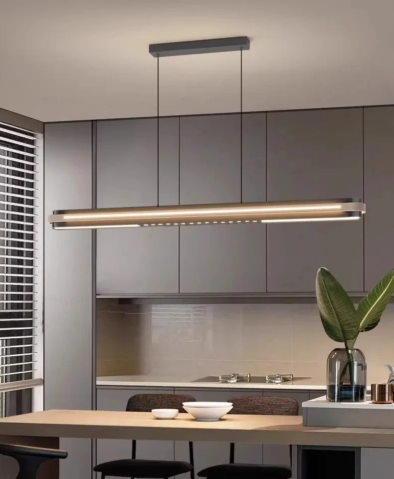 Minimalist LED Pendant Light 150cm - Modern Dining Room Lighting Tidesmit