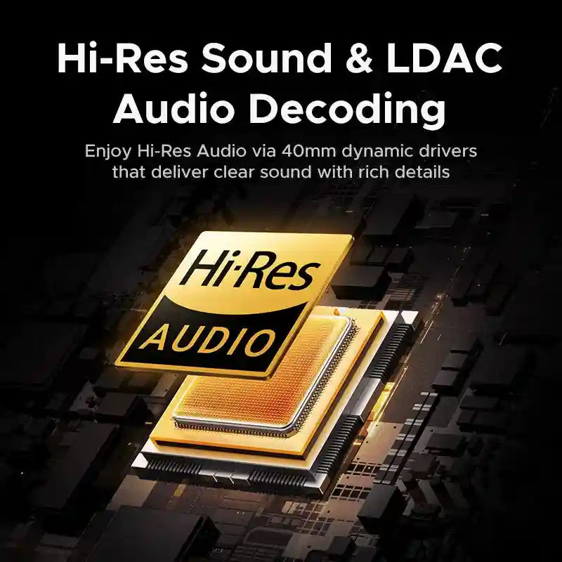 Wireless Noise Canceling Headphones | 120H Battery | Studio Pro Tidesmit