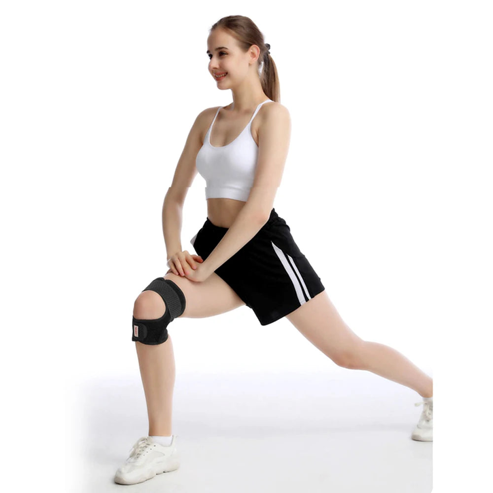Knee Brace with Side Stabilizers Relieve Meniscus Tear Knee Pain ACL MCL Arthritis,Joint Pain,Breathable Adjustable Knee Support