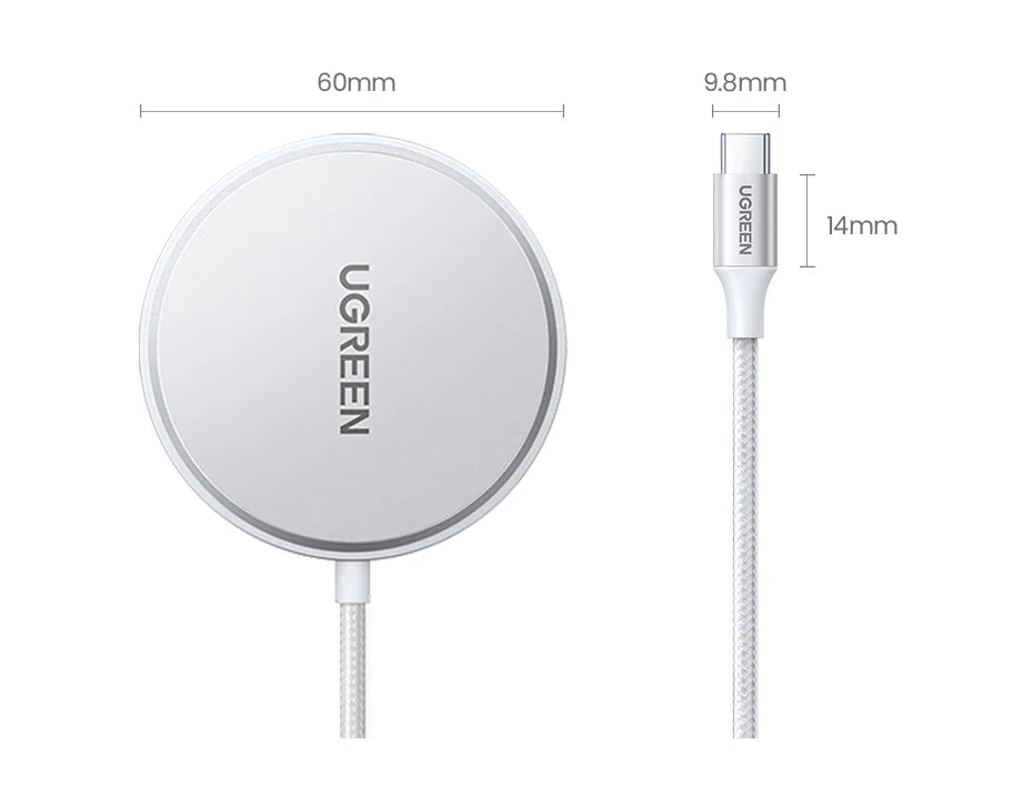 Wireless Charger for iPhone 16: Qi2 Certified MagSafe Compatible Pad Tidesmit