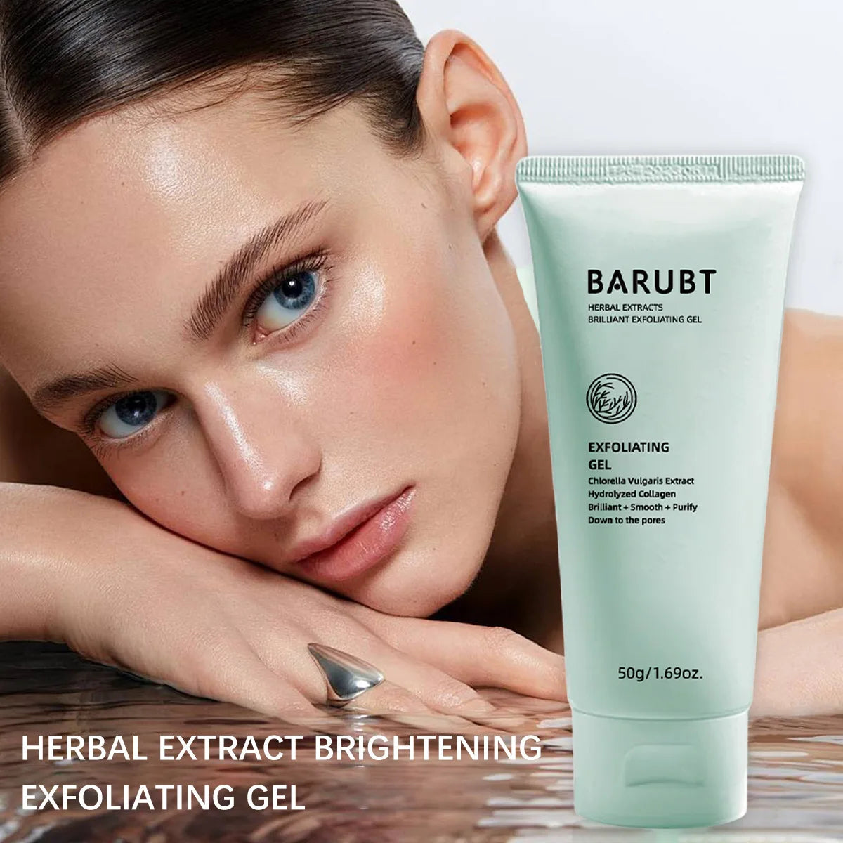Herbal Exfoliating Face Gel | Deep Pore Cleanser | Tidesmit 100ml Scrubs Treatments Tidesmit
