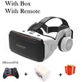 VR Headset for Smartphones - Lightweight 3D Virtual Reality Glasses With Remote B Tidesmit