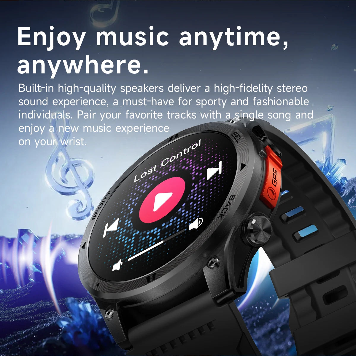 LIGE 2026 New GPS Path Smart Watch 530mAh Battery IP68 Waterproof Sports Run Tracker BT Call Outdoor Compass Military Smartwatch