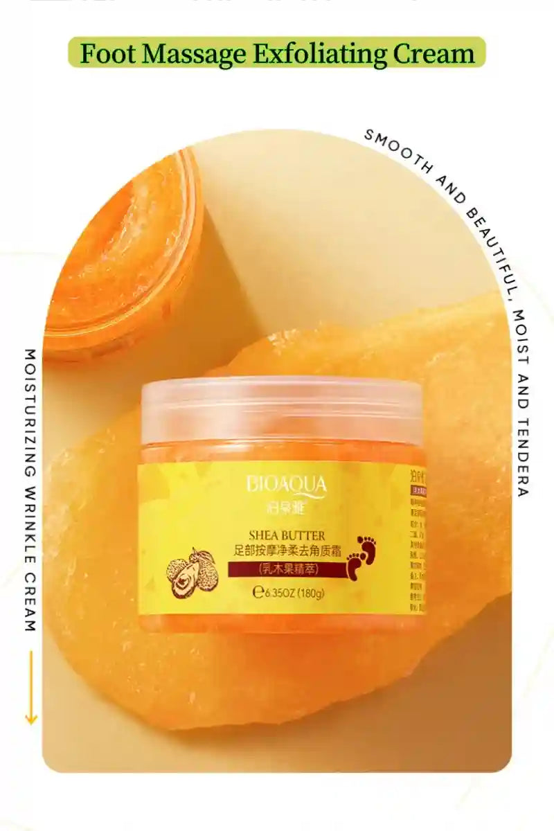 Foot Massage Exfoliating Cream - 180g Smoothing Orange Scrub Treatment Scrubs Treatments Tidesmit