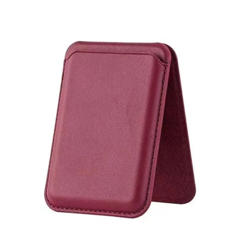 Magnetic Leather Wallet Case for iPhone 15 Pro Max with Kickstand 07 Tidesmit