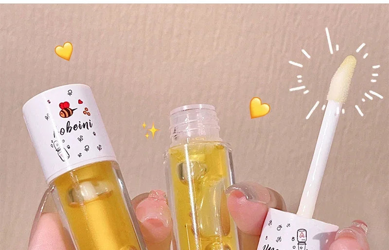 Peach Milk Lip Oil - Nourishing Moisturizing Lip Treatment Balm Lip Care Tidesmit