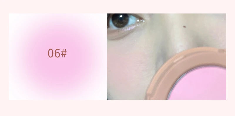 Tidesmit Herorange monochrome matte blush powder in Peach Orange soft focus waterproof formula swatch
