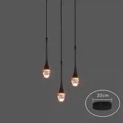 Bubble Crystal Pendant Ring Light for Modern Dining Rooms | Tidesmit E style-3head Tidesmit