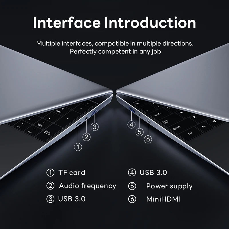 2026 New 14.1" Laptop Computer Intel Core i9 10980HK Windows 11 Pro 16GB RAM 1TB M.2 SSD Gaming Notebook WiFi6 Portable Laptop
