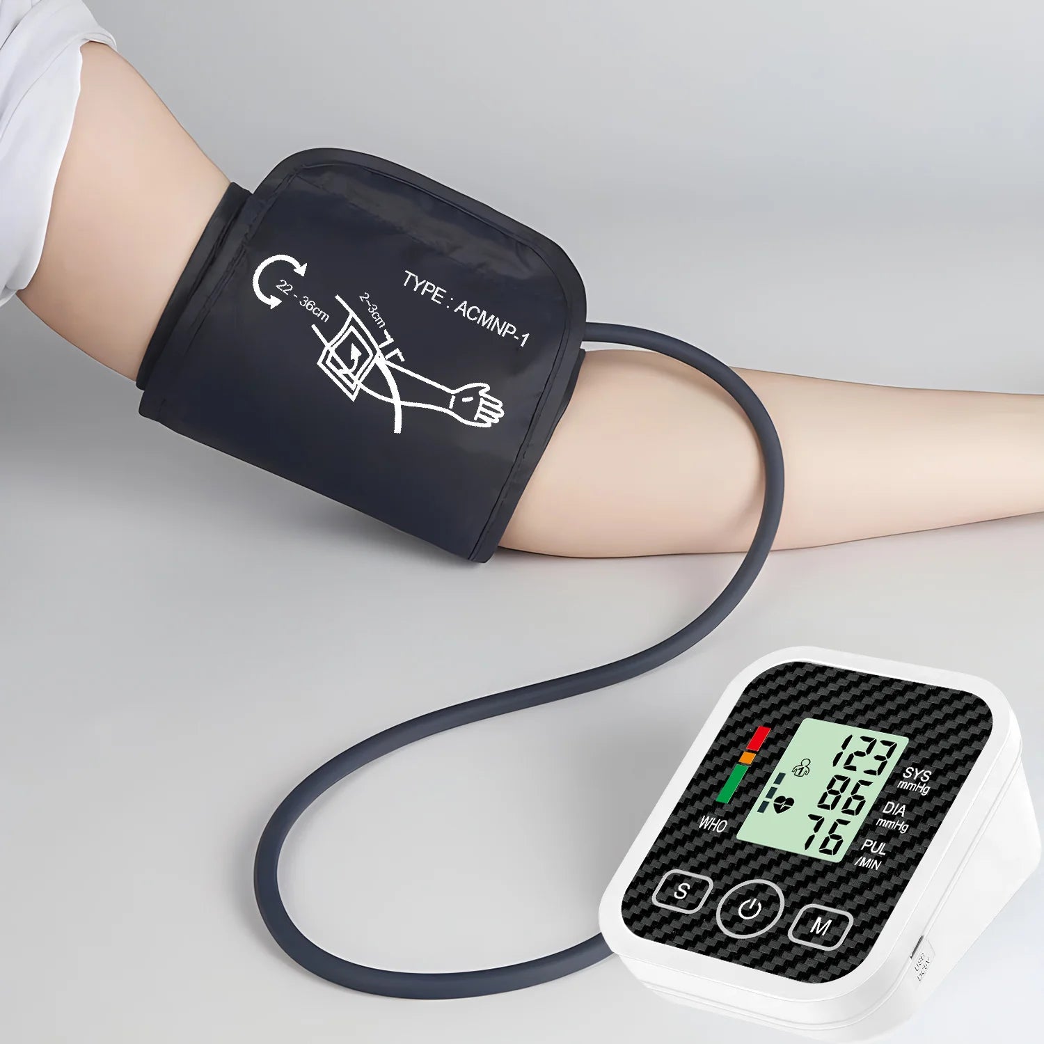 Arm Blood Pressure Monitor Home Medical Blood Pressure Monitoring gauge digital tensiometers Blood pressure meter