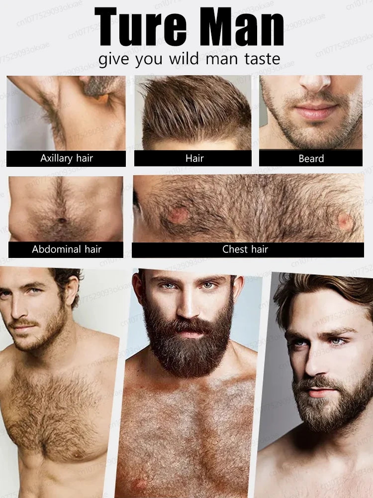 Beard Growth Liquid for Thicker Fuller Hair - Tidesmit Natural Formula Scrubs Treatments Tidesmit