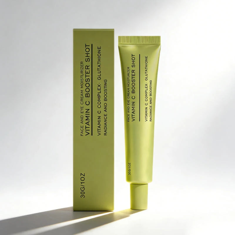 Vitamin C Booster Shot Face Cream With Glutathione And Niacinamide For Dark Spot Care,Improves Fine Lines,Korean Glass Skin Care
