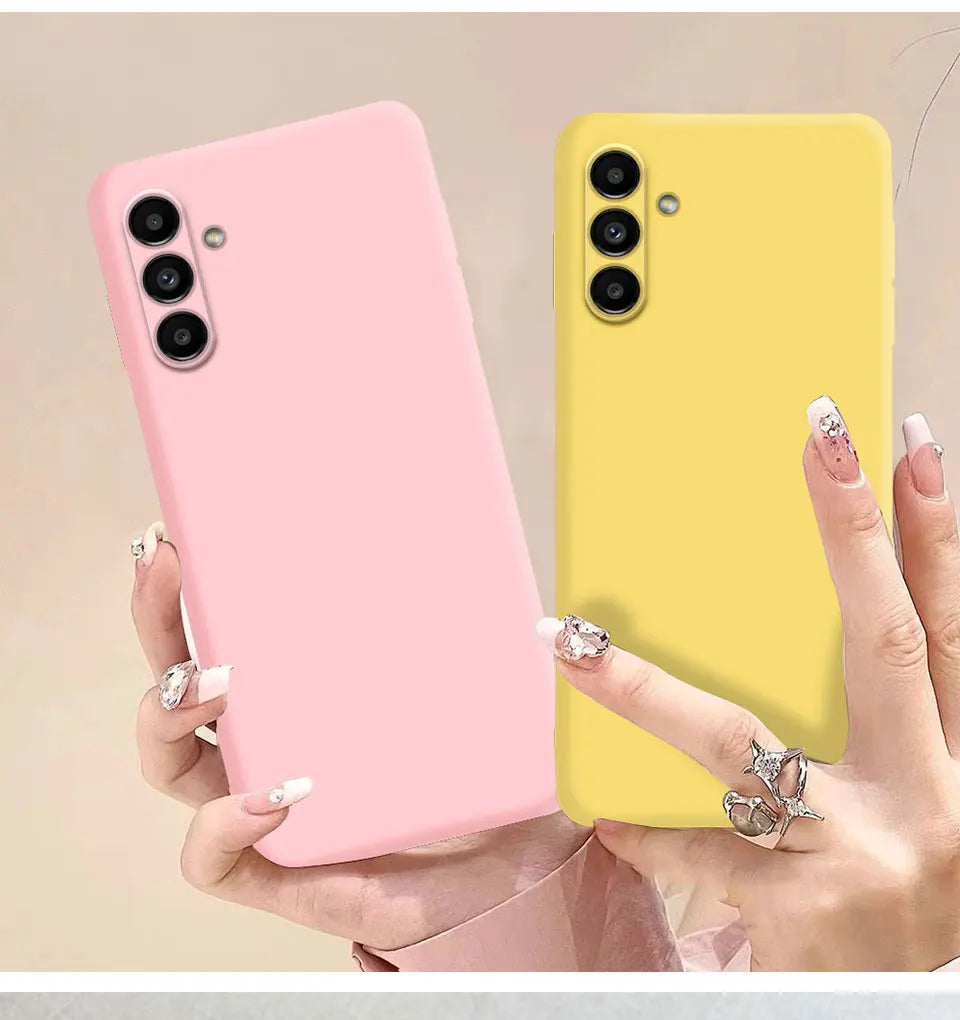 Samsung Galaxy A55 Silicone Case - Slim Shock-Absorbing Cover Tidesmit