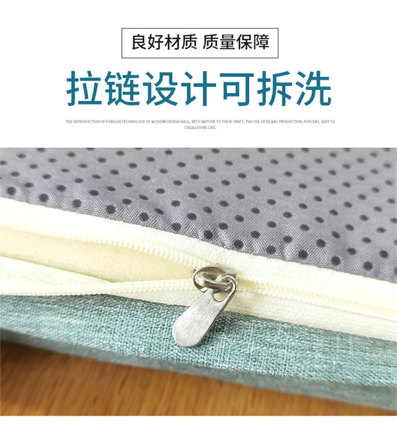 Solid Color Waterproof Seat Cushion Removable Tatami Mat Home Office Garden Decoration Chair Cushion 50x50 48x155