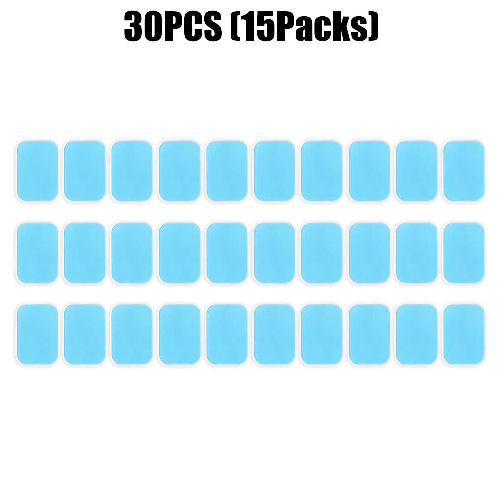 EMS Neck Massager Replacement Gel Pads - Conductive Adhesive Set Body Shaping Massage Equipment 30PCS Tidesmit