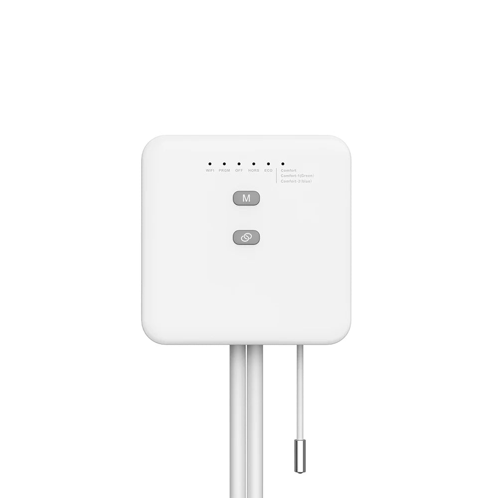 Tuya ZigBee Smart Thermostat For Pilot Wire Heating Radiator Support Ecowatt Electricity Monitoring Remote Control Alexa Google