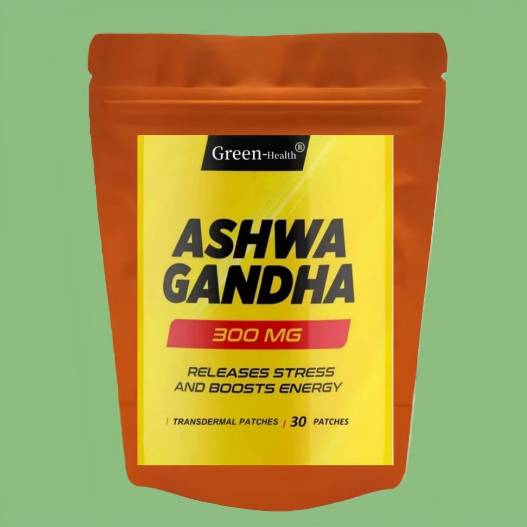 Premium Ashwagandha Transdermal Patches - 30pcs for Mood, Stress & Energy Balance