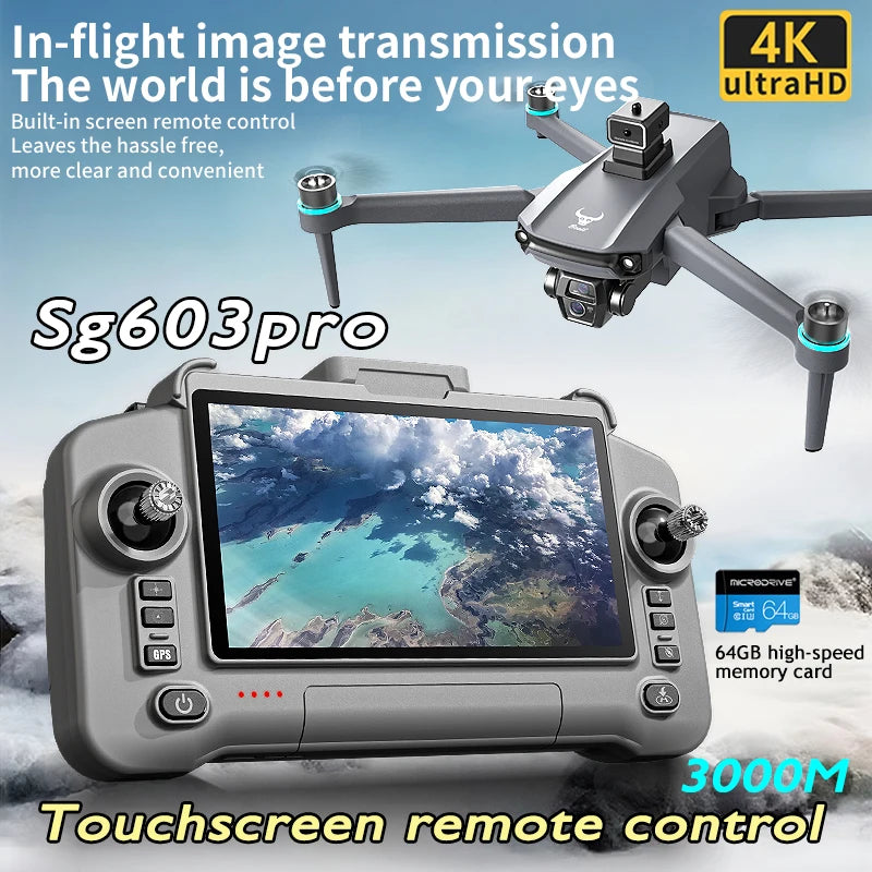 Tidesmit SG603 GPS Drone with 8K Camera, Brushless Motor & Obstacle Avoidance Tidesmit