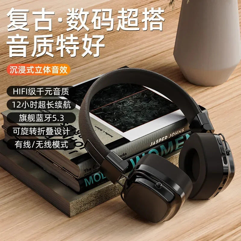 Wireless Headphones with Retro HIFI Sound - Tidesmit C Model A Tidesmit