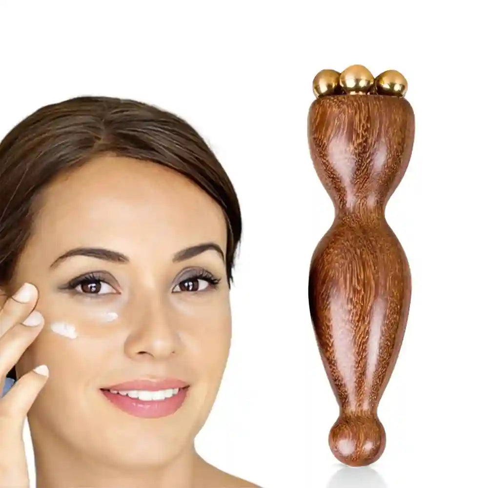 Gua Sha Eye Massage Tool – Brass Lotus Seedpod for Facial Puffiness Eye Massage Instrument Tidesmit