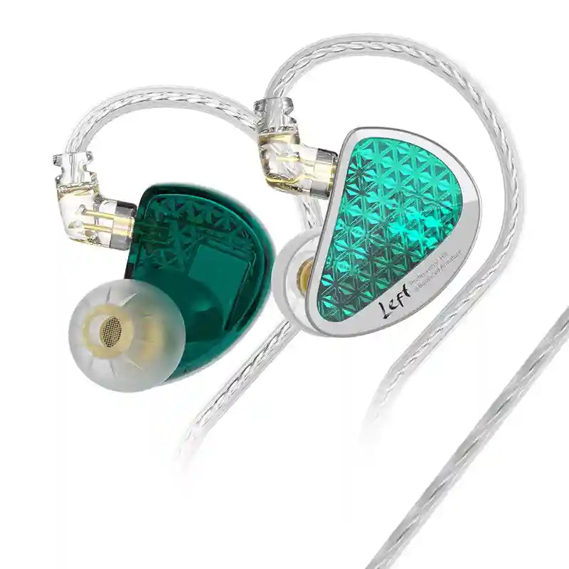 KZ AS16 Pro In-Ear Monitors | 16BA Balanced Armature Studio Audio As16pro Cyan No Mic China Mainland Tidesmit