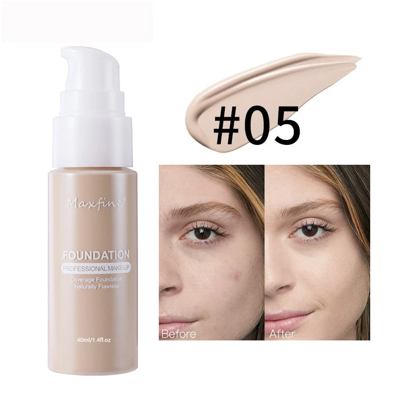 Tidesmit 12 color liquid foundation powder offering high coverage moisturizing finish and long lasting texture