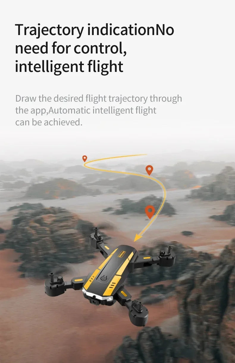 GPS Drone with 8K Dual Camera & Obstacle Avoidance - Foldable Design Tidesmit