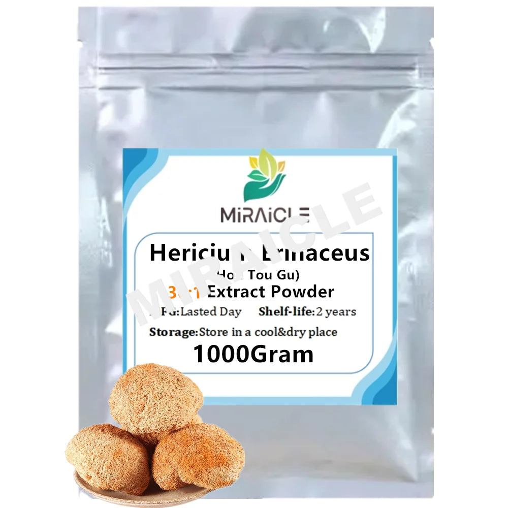 Global Customized Proportion Packaging Lions Mane Mushroom Extract Powder  Bulk Hericium Erinaceus Out Packing Aluminum Foil Bag