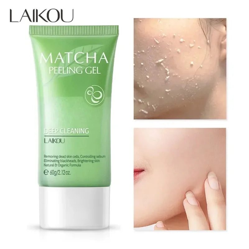 Matcha Exfoliating Peeling Gel | Deep Facial Scrub for Glowing Skin Scrubs Treatments Default Title Tidesmit