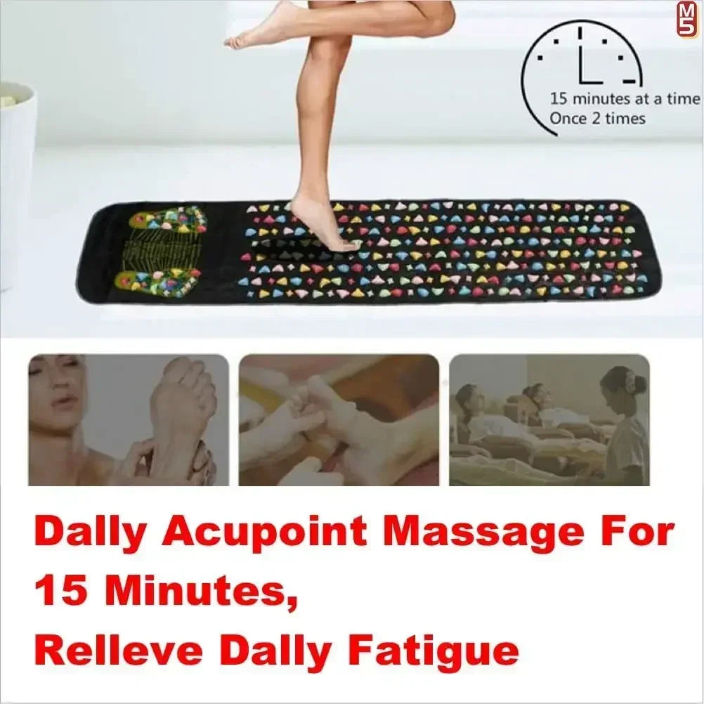 Foot Massage Pad: Acupressure Mat for Stress Relief | 35cm-175cm Relaxation Treatment Tidesmit