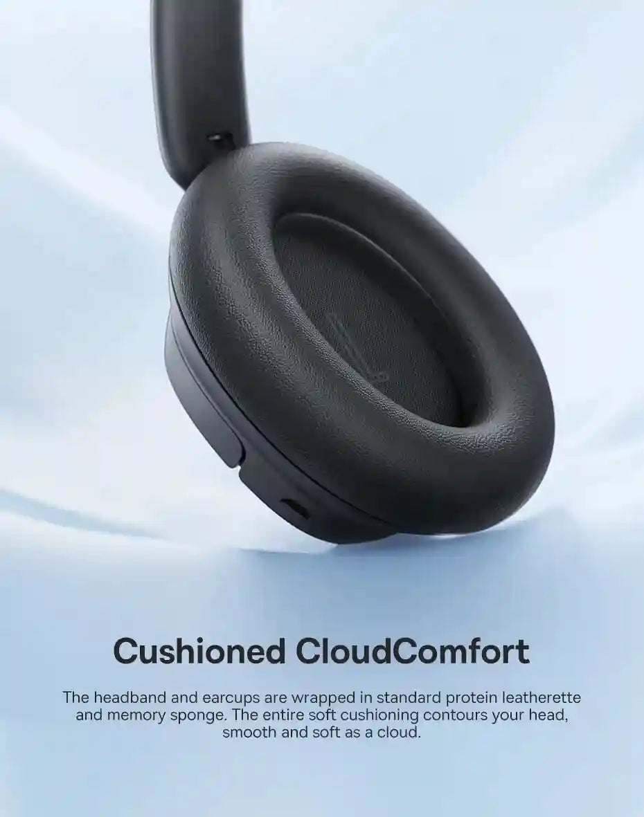 Wireless Headphones with Active Noise Cancellation & 120H Battery Tidesmit