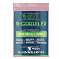 Tidesmit 30 Vitamin B Complex Transdermal Patches for energy, cognitive brain health, and heart support.