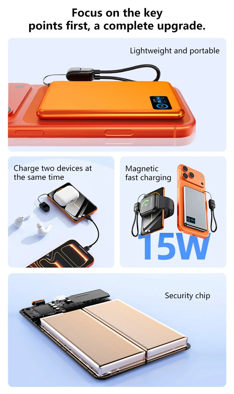 Tidesmit 100000mAh Fast Charging Power Bank - PD USB-C Portable Battery Tidesmit