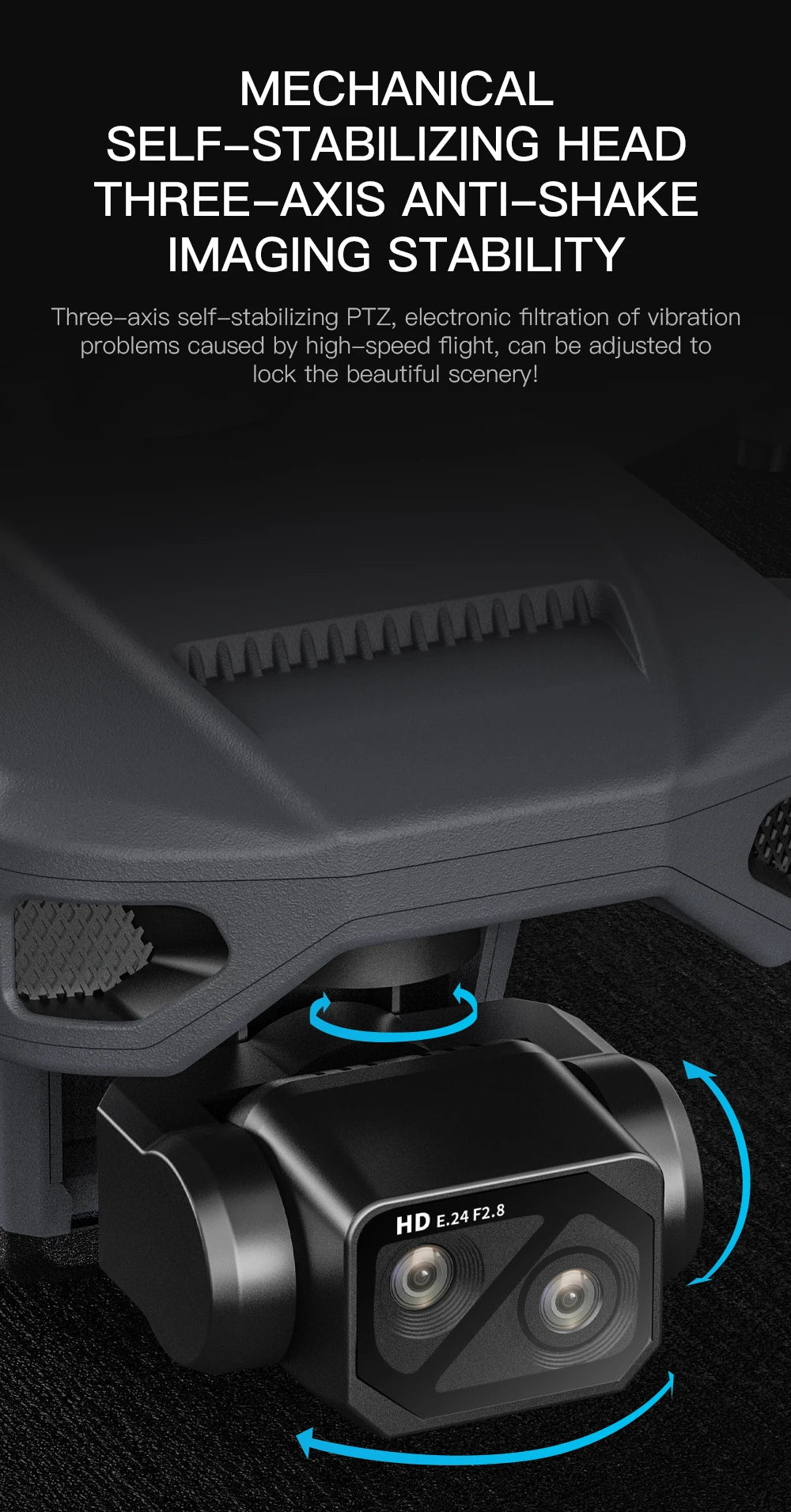 4K GPS Camera Drone with Obstacle Avoidance - Foldable SG909 MAX Tidesmit