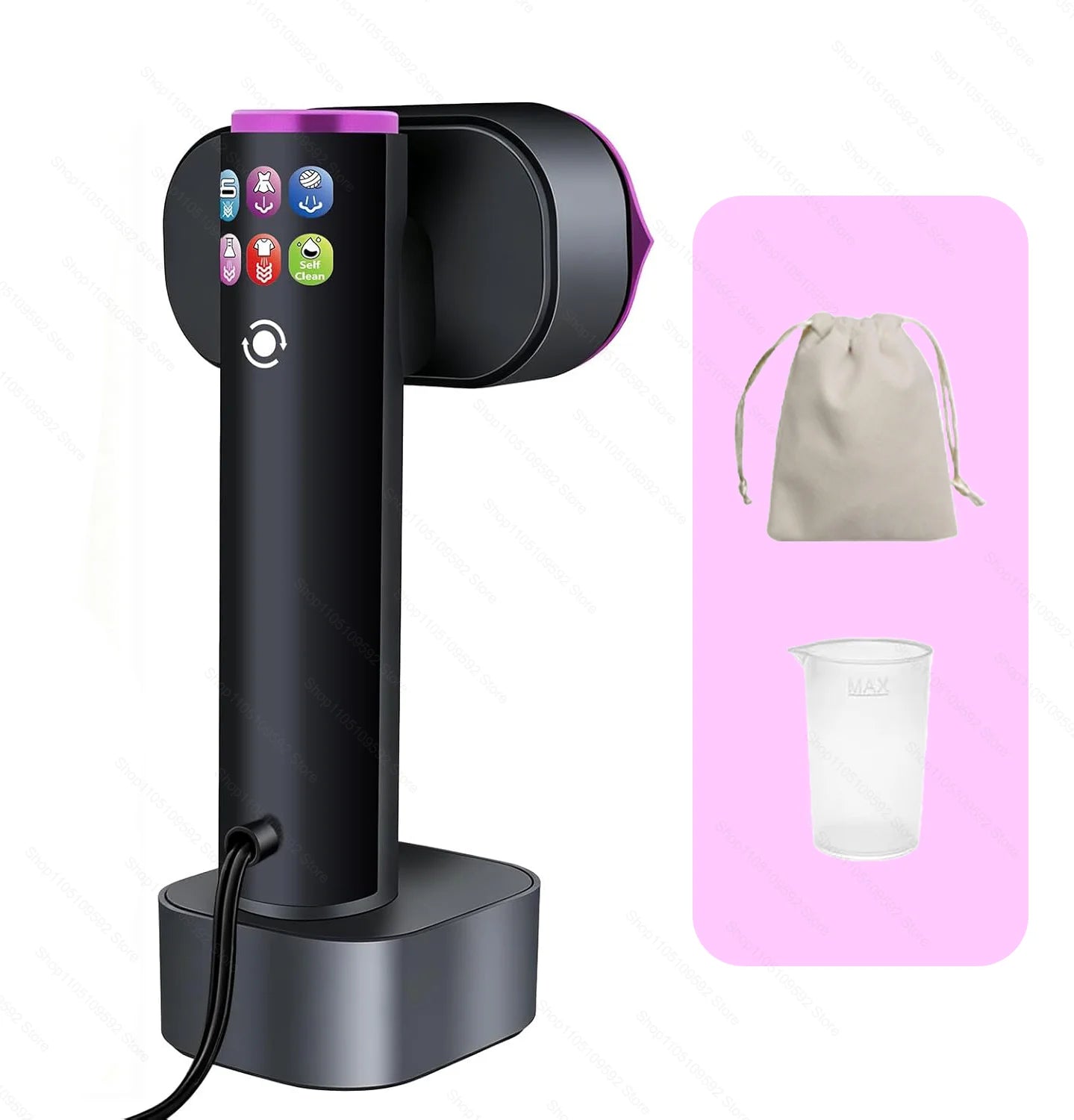 Tidesmit portable mini garment steamer for clothes with fast heating technology for travel and home use