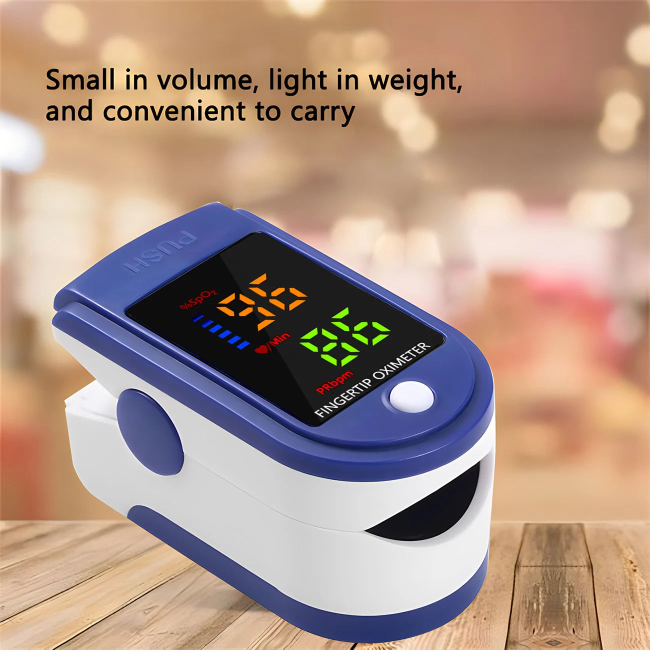 Finger Pulse Oximeter OLED Blood Oxygen Saturation Heart Rate Monitor Oxymeters Medical With Respiratory Digital Oximeter