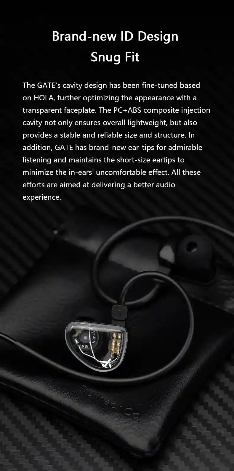 TRUTHEAR GATE In-Ear Gaming Earphones with Detachable 2-Pin Cable Tidesmit