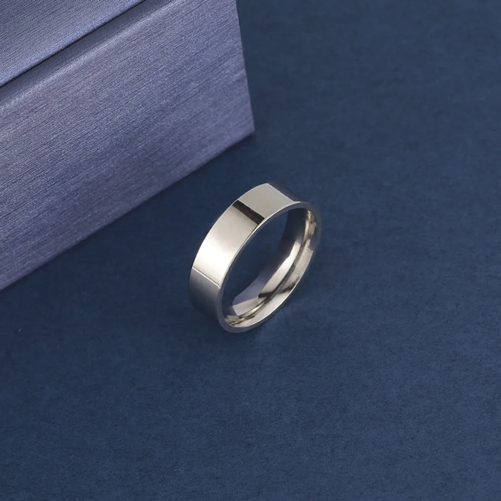 Stainless Steel Couple Health Monitor Rings - Durable Wellness Wearable Tidesmit