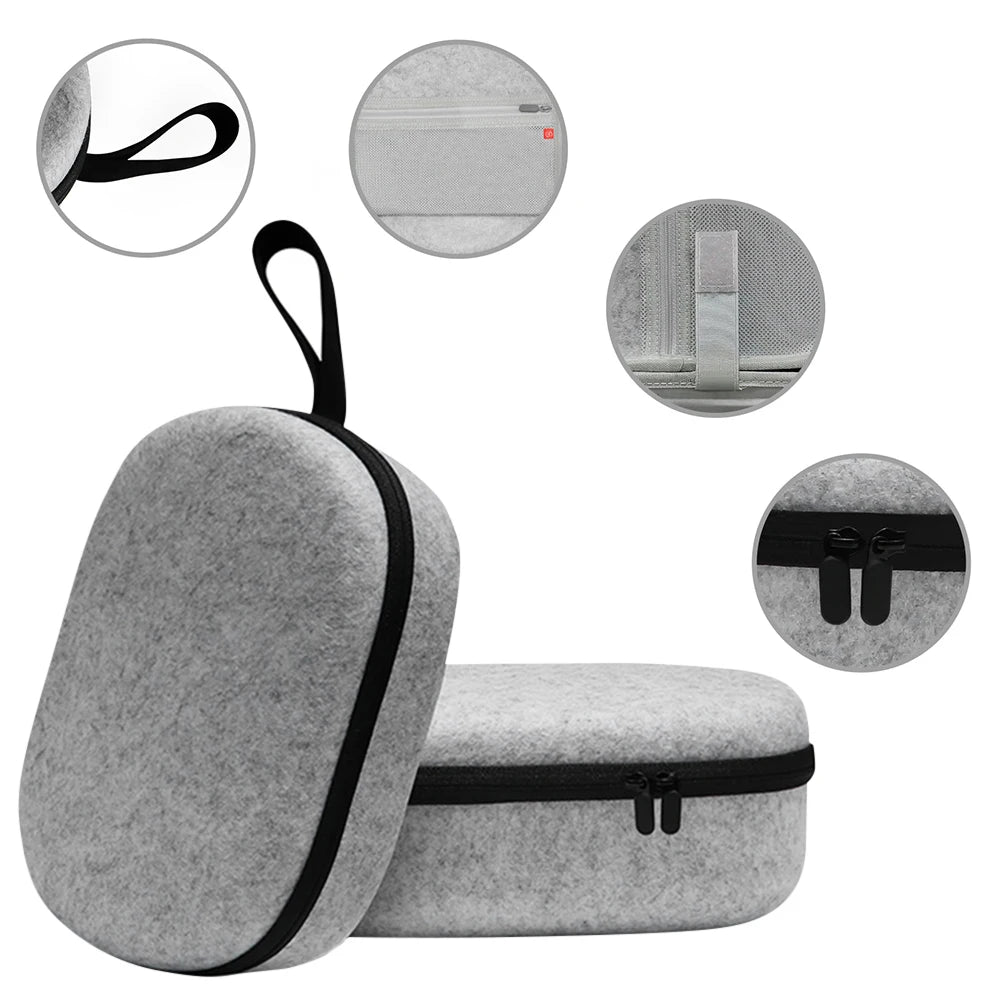 Apple Vision Pro Carrying Case – Durable Felt Travel Bag for VR Headsets Tidesmit