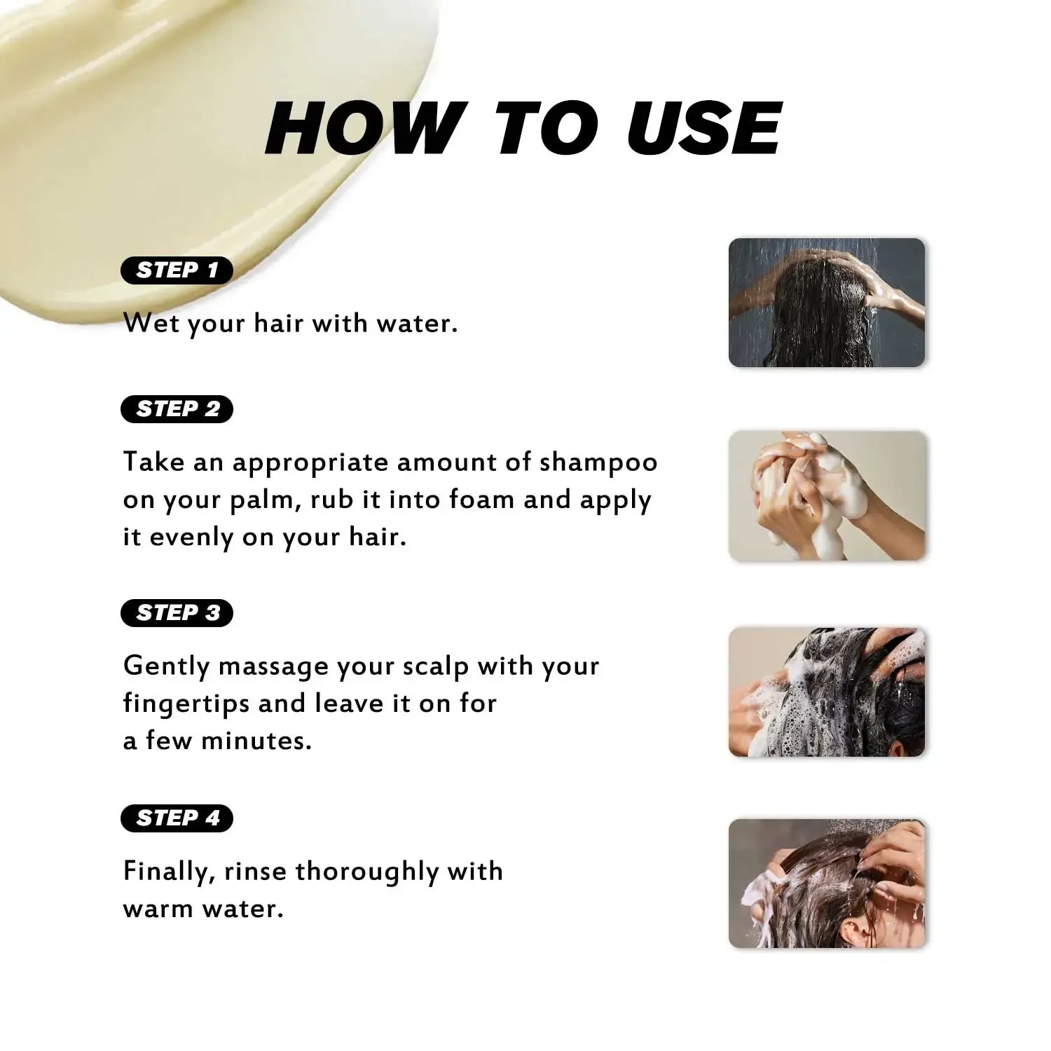 Organic Rosemary Shampoo for Hair Growth Natural Thickening & Strengthening Shampoo with Hydrolyzed Keratin Hair Care