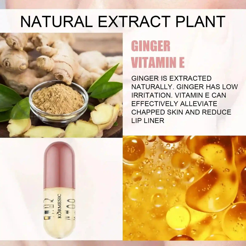 Lip Plumper Serum Instant Volume Hydrating Gloss - 8ml Cruelty-Free Lip Care Tidesmit