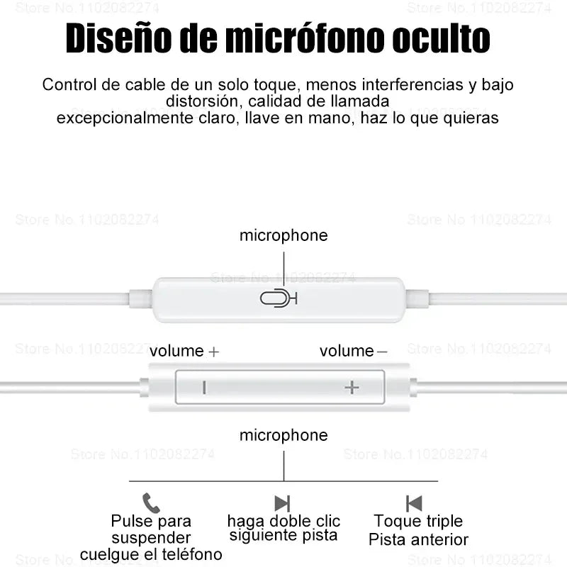 Tidesmit USB-C Wired Earbuds with Noise Isolation for Android Tidesmit