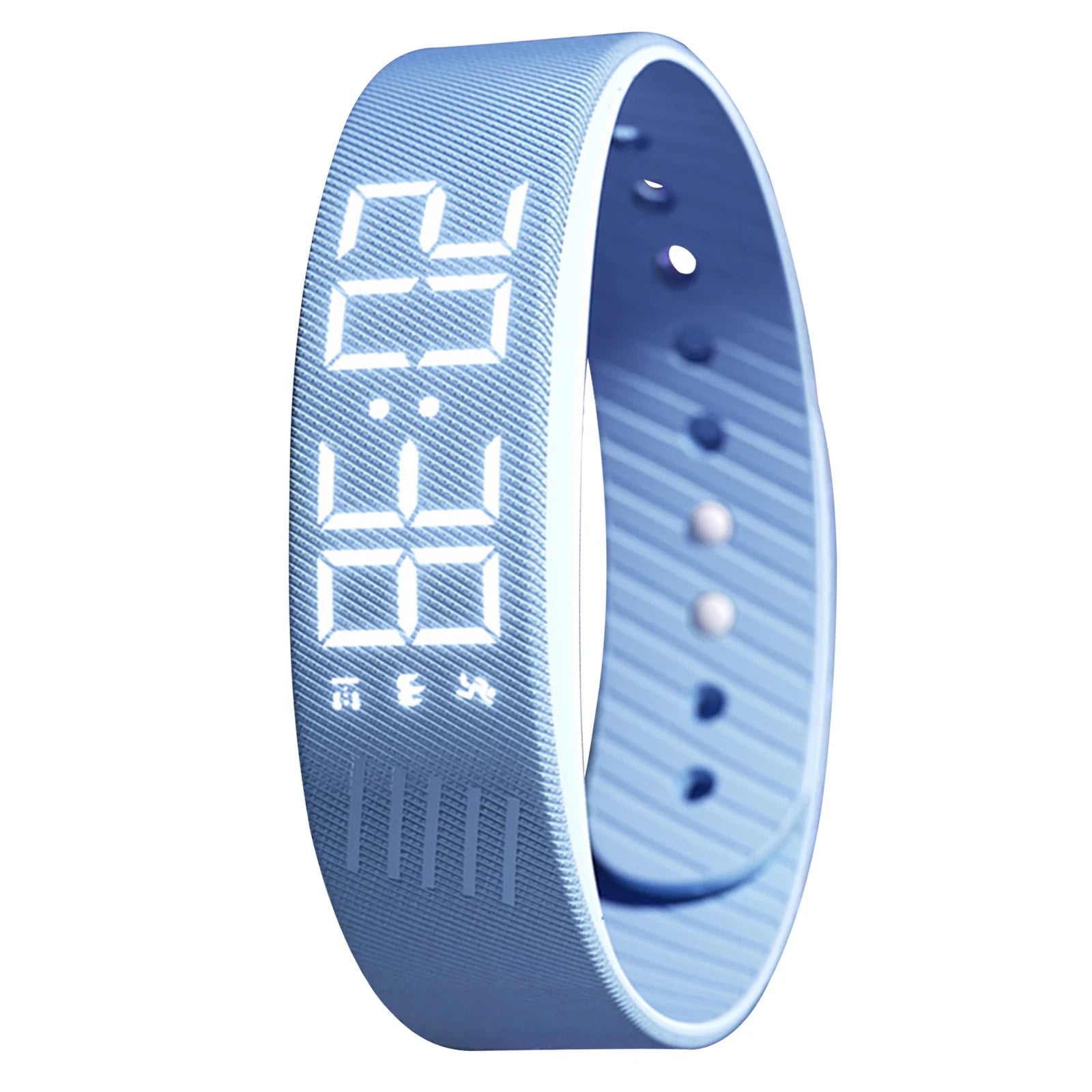 Vibrating Alarm Wristband Waterproof Silent Vibration Alarm Watch with Step Counter Pedometer for Heavy Sleepers Students